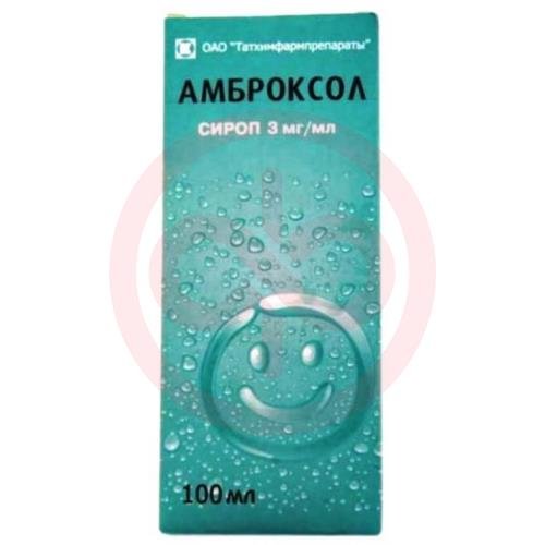 Амброксол сироп 15мг/5мл 100мл Амброксол сироп 15мг/5мл 100мл