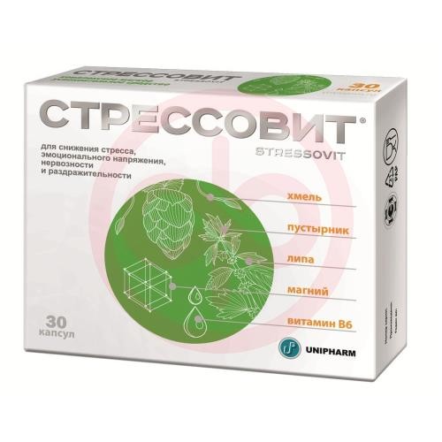 Стрессовит капсулы 654мг №30 Стрессовит капсулы 654мг №30