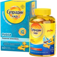 Супрадин кидс пастилки жевательные №60 рыбки