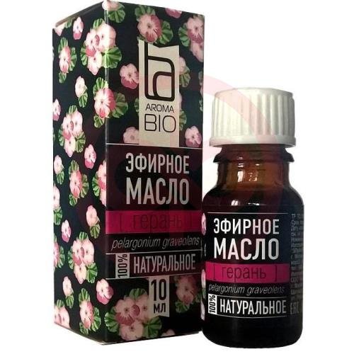 Аромабио масло герань 10мл. эфирное [aromabio]
