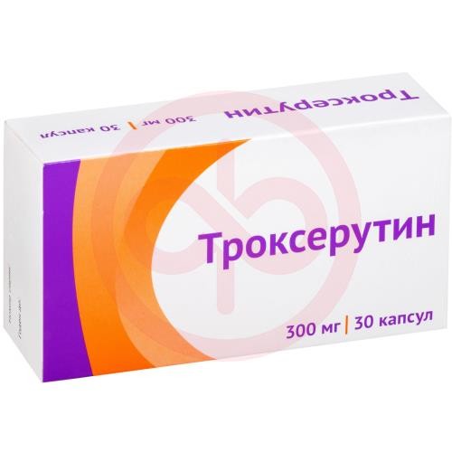 Троксерутин капсулы 300мг №30 Троксерутин капсулы 300мг №30