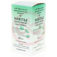 Мяты перечной настойка 25мл