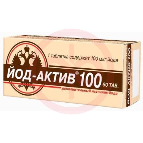 Йод-актив 100 таблетки №60 Йод-актив 100 таблетки №60
