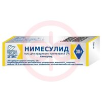 Нимесулид гель для наружного применения 1% 30г