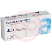 Ребамипид авексима таблетки покрытые пленочной оболочкой 100мг №30