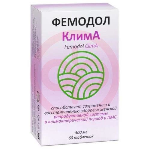 Фемодол клима таблетки 500мг №60 Фемодол клима таблетки 500мг №60