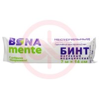 Бона менте бинт медицинский марлевый не стерильный 7м х14см
