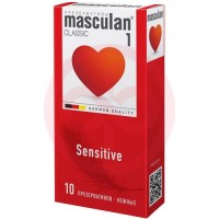 Маскулан 1 классик презервативы №10 сенситив нежные