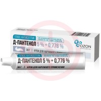 Д-пантенол плюс антисептик крем для наружного применения 5% + 0.776% 30г