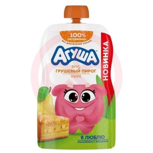 Агуша пюре 80г грушевый пирог