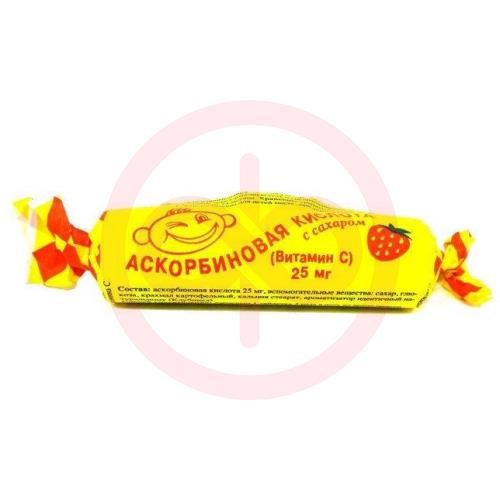 Аскорбинка таблетки 3.0г №10 детская клубника