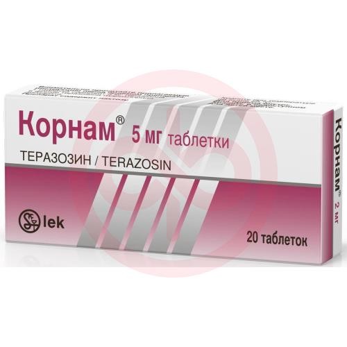 Корнам таблетки 5мг №20 Корнам таблетки 5мг №20
