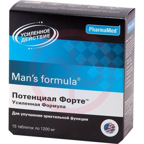 Мен-с формула потенциал форте таблетки №15 усил.формула