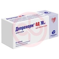 Депренорм од таблетки пролонгированного действия покрытые пленочной оболочкой 70мг №30