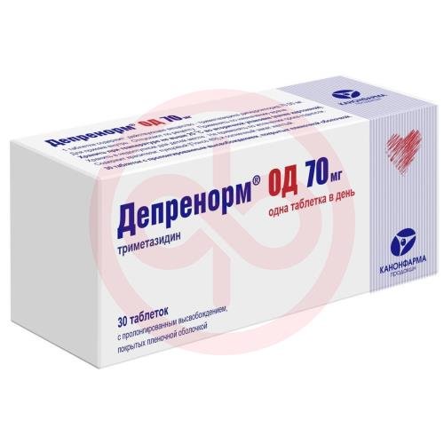 Депренорм од таблетки пролонгированного действия покрытые пленочной оболочкой 70мг №30 Депренорм од таблетки пролонгированного действия покрытые пленочной оболочкой 70мг №30
