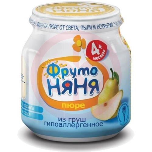 Фрутоняня пюре фруктовое 100г груша 4мес + Фрутоняня пюре фруктовое 100г груша 4мес +