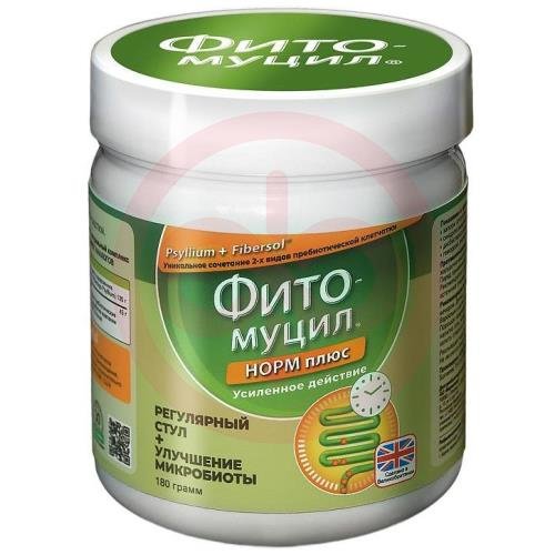 Фитомуцил норм плюс порошок 180г Фитомуцил норм плюс порошок 180г
