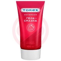 Торекс гель-смазка 100мл интимная сладкая клубника