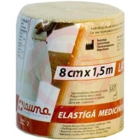 Лаума бинт медицинский эластичный 8смx1,5м