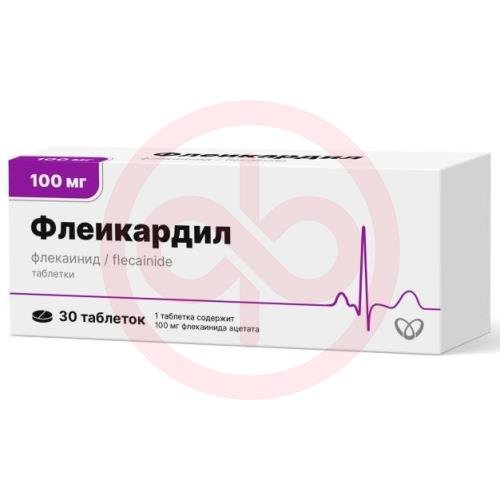 Флеикардил таблетки 100мг №30 Флеикардил таблетки 100мг №30