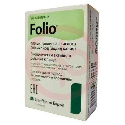 Фолио таблетки 95мг №90 Фолио таблетки 95мг №90