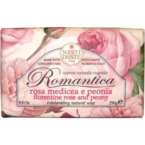 Нести данте романтика мыло 250г роза + пион