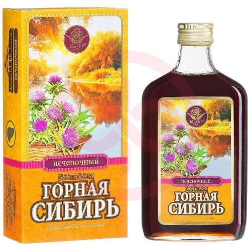 Магия трав горная сибирь бальзам 250мл печеночный