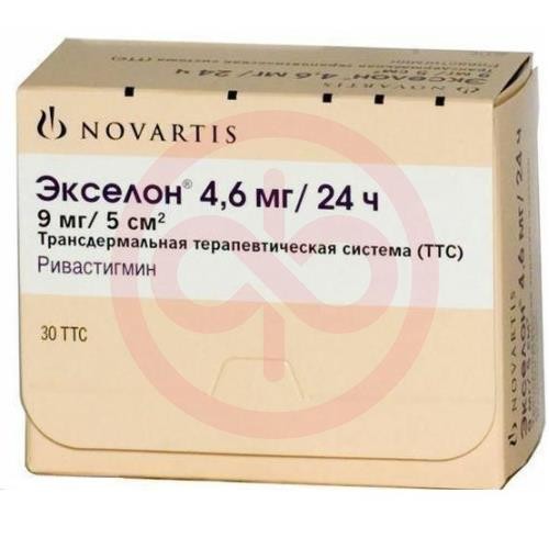 Экселон пластырь трансдермальный 4.6мг/сут №30 Экселон пластырь трансдермальный 4.6мг/сут №30