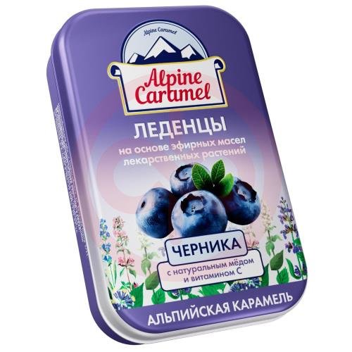 Альпийская карамель леденцы 53г детские мед + витамин с черника Альпийская карамель леденцы 53г детские мед + витамин с черника