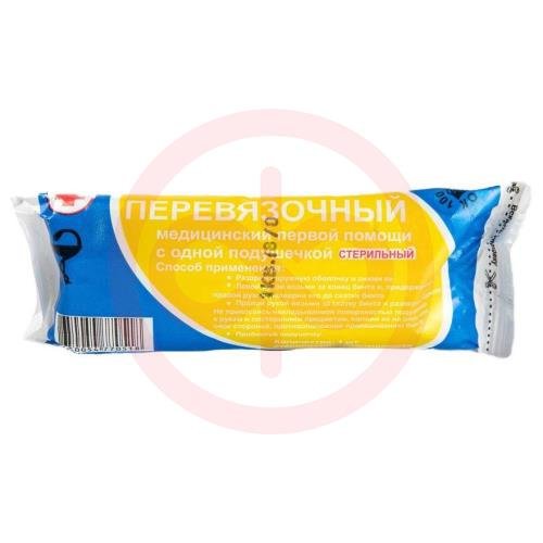 Пакет перевязочный с 1-ой подушечкой стер. Пакет перевязочный с 1-ой подушечкой стер.