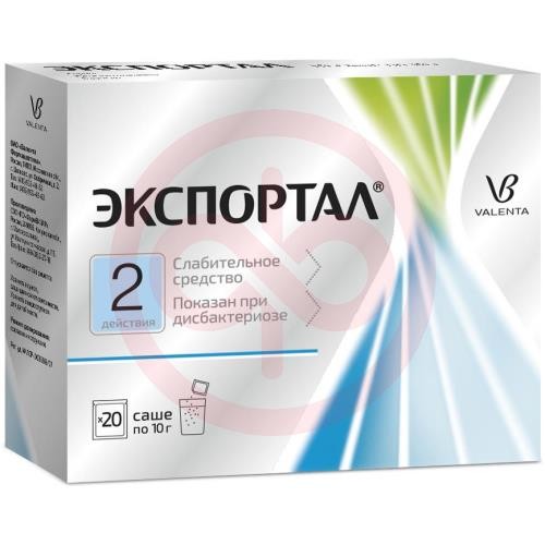 Экспортал порошок для приготовления раствора для приема внутрь 10г №20 Экспортал порошок для приготовления раствора для приема внутрь 10г №20