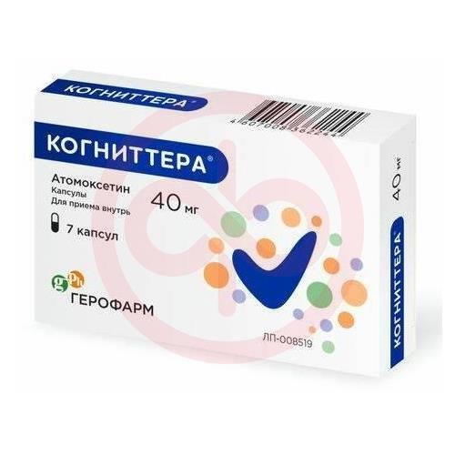 Когниттера капсулы 40мг №7 Когниттера капсулы 40мг №7