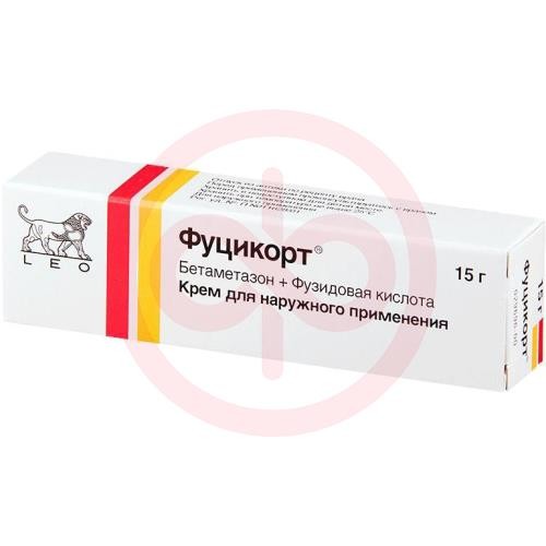 Фуцикорт крем для наружного применения 15г Фуцикорт крем для наружного применения 15г