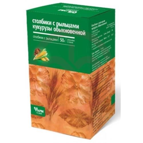 Кукурузы столбики с рыльцами 50г. (бад) чайн.напиток /фармгрупп/