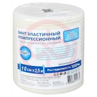 Клинса бинт эластичный компрессионный ср 10х250см (застежка)