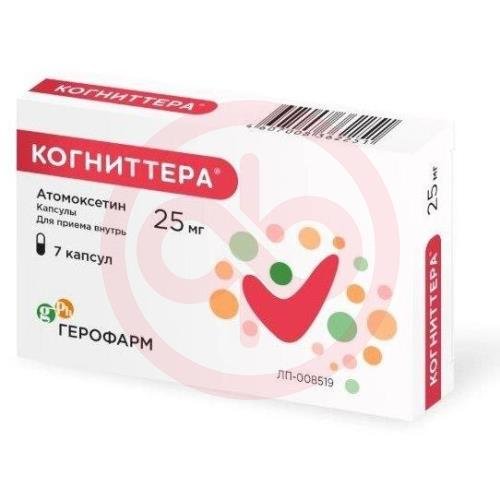 Когниттера капсулы 25мг №7 Когниттера капсулы 25мг №7