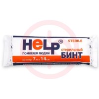 Хелп бинт стерил. 7мх14см