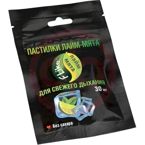 Флайк пастилки жевательные №30 мята-лайм б/сахара Флайк пастилки жевательные №30 мята-лайм б/сахара