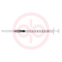 Бейджинг шприц одноразовый стерильный с иглой 1мл 3-х комп 26g 0,45х12мм