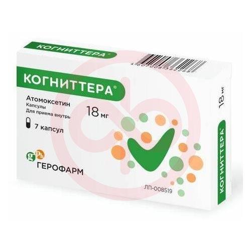 Когниттера капсулы 18мг №7 Когниттера капсулы 18мг №7