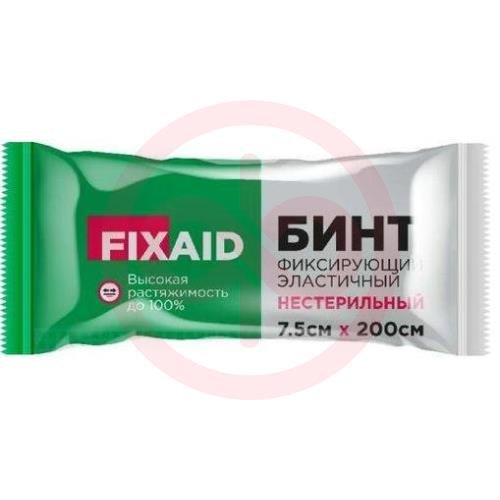 Фиксэйд бинт эластичный фиксирующийся 7.5смх2м н/стер. Фиксэйд бинт эластичный фиксирующийся 7.5смх2м н/стер.