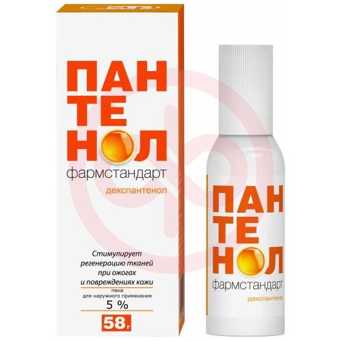 Пантенол фармстандарт пена для наружного применения 5% 58г Пантенол фармстандарт пена для наружного применения 5% 58г