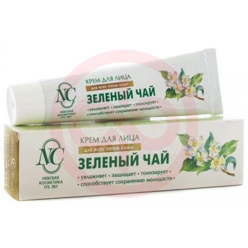 Невская косметика крем для лица 40мл зеленый чай д/всех типов кожи