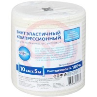 Клинса бинт эластичный компрессионный ср 10х500см (застежка)