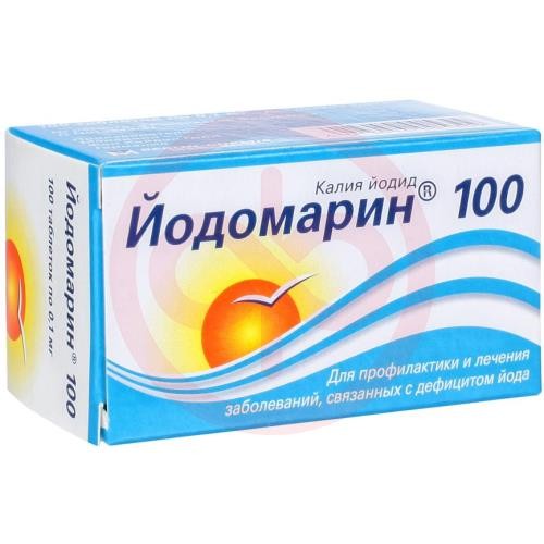 Йодомарин 100 таблетки 0,1мг №100 Йодомарин 100 таблетки 0,1мг №100