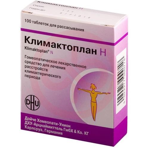 Климактоплан н таблетки для рассасывания гомеопатические №100 Климактоплан н таблетки для рассасывания гомеопатические №100