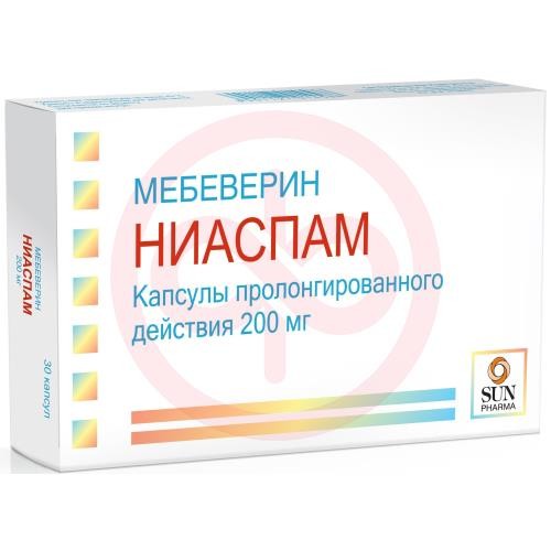 Ниаспам капсулы с пролонгированным высвобождением 200мг №30 Ниаспам капсулы с пролонгированным высвобождением 200мг №30