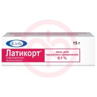 Латикорт мазь для наружного применения 0,1% 15г