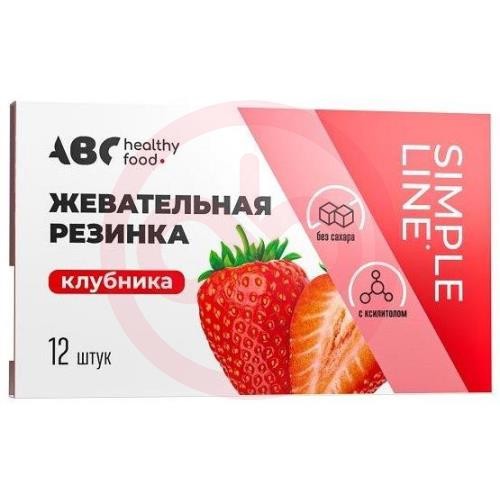 Авс хэлси фуд жевательная резинка №12 (16г) клубника б/сах. Авс хэлси фуд жевательная резинка №12 (16г) клубника б/сах.