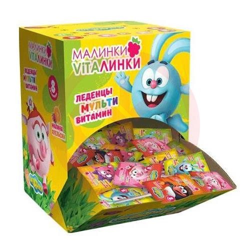 Малинки-виtaлинки мультивитамин леденцы 8,0г №20 малина-апельсин + малина-банан Малинки-виtaлинки мультивитамин леденцы 8,0г №20 малина-апельсин + малина-банан